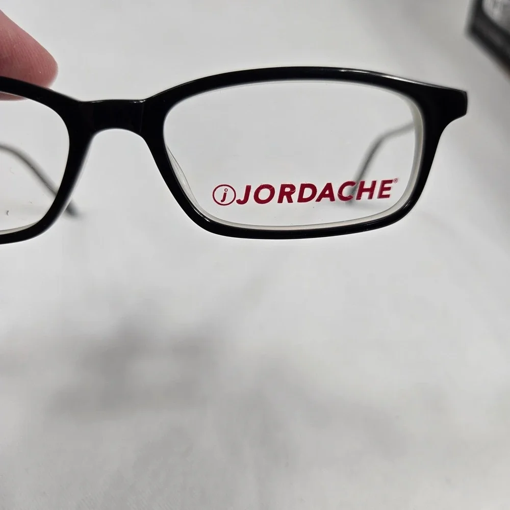 Jordache JD106 Eyeglasses Frames Slate Cream 50 15 140 Rectangle NWT Office
